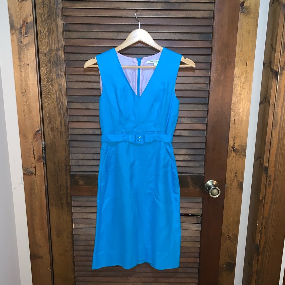 Diane Von Furstenberg size O Turquoise dress